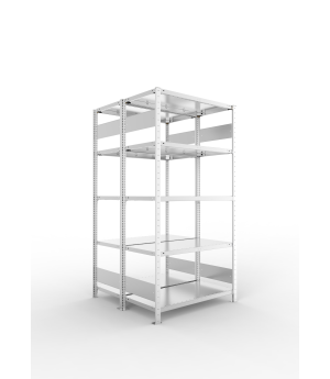 Fachbodenregal Grundregal 2000×1000×500 mm, 150 kg Fachlast 