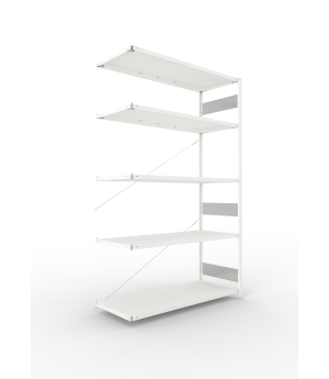 Fachbodenregal Anbauregal 2500×1500×600 mm, 200 kg Fachlast 