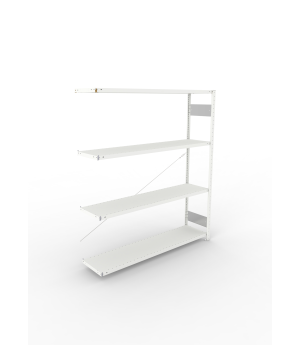 Fachbodenregal Anbauregal 2000×1700×400 mm, 200 kg Fachlast 