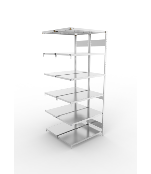 Fachbodenregal Anbauregal 2500×1000×500 mm, 150 kg Fachlast 