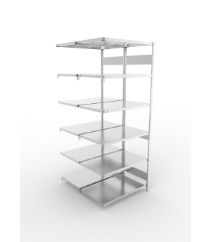 Fachbodenregal Anbauregal 2500×1000×600 mm, 150 kg Fachlast 