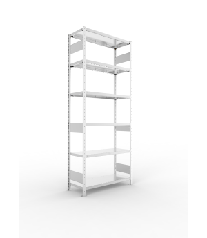 Fachbodenregal Grundregal 2500×1000×400 mm, 150 kg Fachlast 
