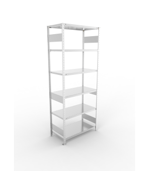 Fachbodenregal Grundregal 2500×1000×500 mm, 150 kg Fachlast 