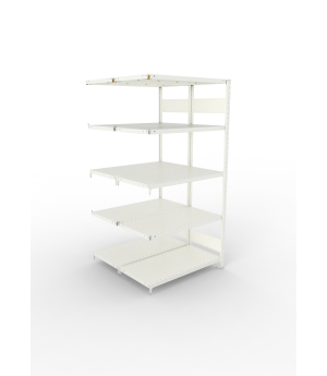 Fachbodenregal Anbauregal 2000×1000×500 mm, 150 kg Fachlast 