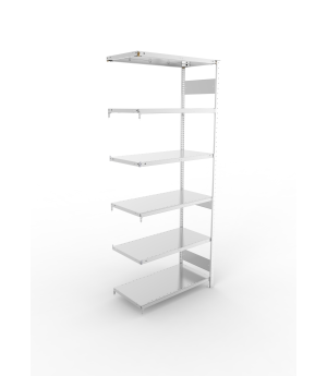 Fachbodenregal Anbauregal 2500×1000×500 mm, 150 kg Fachlast 