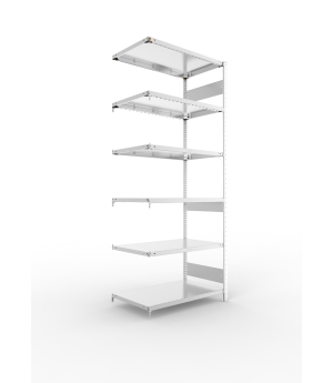 Fachbodenregal Anbauregal 2500×1000×600 mm, 150 kg Fachlast 