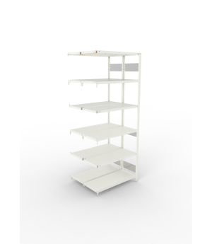 Fachbodenregal Anbauregal 2500×1000×400 mm, 150 kg Fachlast 
