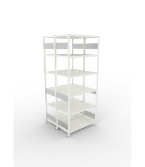 Fachbodenregal Grundregal 2500×1000×500 mm, 150 kg Fachlast 