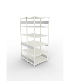 Fachbodenregal Grundregal 2500×1000×600 mm, 150 kg Fachlast 