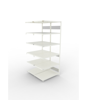Fachbodenregal Anbauregal 2500×1000×600 mm, 150 kg Fachlast 