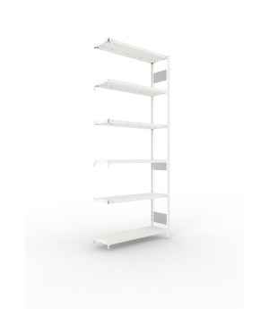 Fachbodenregal Anbauregal 2500×1000×300 mm, 150 kg Fachlast 