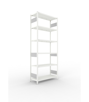 Fachbodenregal Grundregal 2500×1000×400 mm, 150 kg Fachlast 