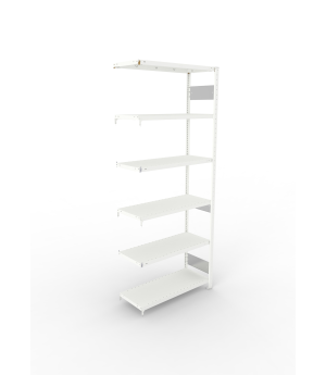 Fachbodenregal Anbauregal 2500×1000×400 mm, 150 kg Fachlast 