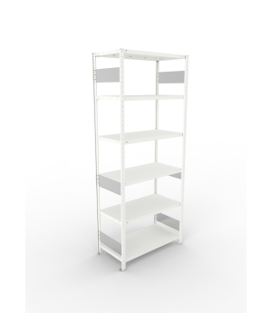 Fachbodenregal Grundregal 2500×1000×500 mm, 150 kg Fachlast 