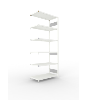 Fachbodenregal Anbauregal 2500×1000×500 mm, 150 kg Fachlast 