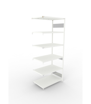 Fachbodenregal Anbauregal 2500×1000×600 mm, 150 kg Fachlast 