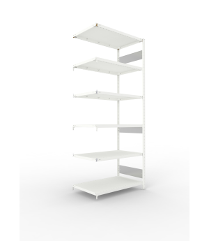 Fachbodenregal Anbauregal 2500×1000×600 mm, 150 kg Fachlast 