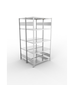 Fachbodenregal Grundregal 2000×1000×500 mm, 230 kg Fachlast 