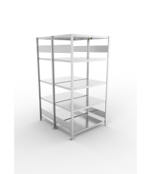 Fachbodenregal Grundregal 2000×1000×600 mm, 230 kg Fachlast 