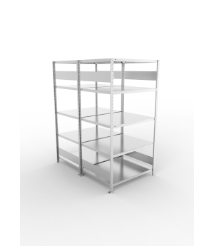 Fachbodenregal Grundregal 2000×1000×800 mm, 230 kg Fachlast 
