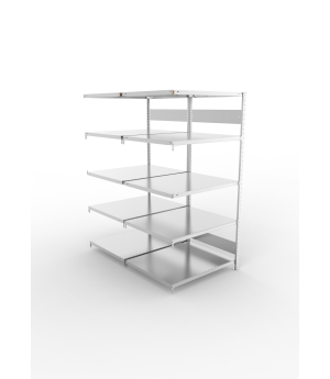 Fachbodenregal Anbauregal 2000×1000×800 mm, 230 kg Fachlast 
