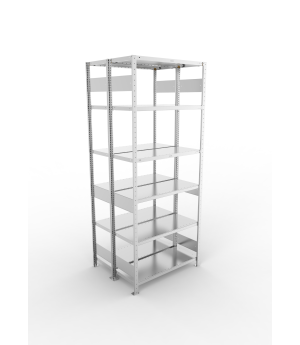 Fachbodenregal Grundregal 2500×1000×400 mm, 230 kg Fachlast 
