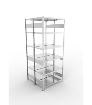 Fachbodenregal Grundregal 2500×1000×500 mm, 230 kg Fachlast 