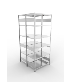 Fachbodenregal Grundregal 2500×1000×600 mm, 230 kg Fachlast 