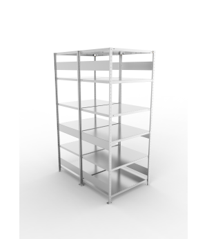 Fachbodenregal Grundregal 2500×1000×800 mm, 230 kg Fachlast 
