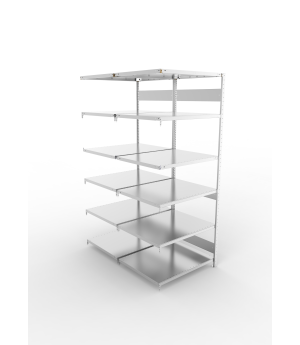 Fachbodenregal Anbauregal 2500×1000×800 mm, 230 kg Fachlast 