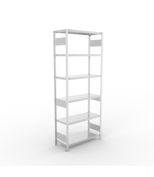 Fachbodenregal Grundregal 2500×1000×400 mm, 230 kg Fachlast 
