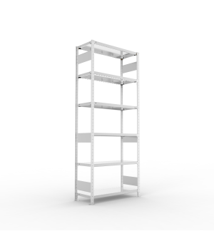 Fachbodenregal Grundregal 2500×1000×400 mm, 230 kg Fachlast 
