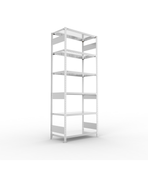 Fachbodenregal Grundregal 2500×1000×500 mm, 230 kg Fachlast 