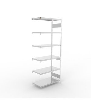 Fachbodenregal Anbauregal 2500×1000×500 mm, 230 kg Fachlast 