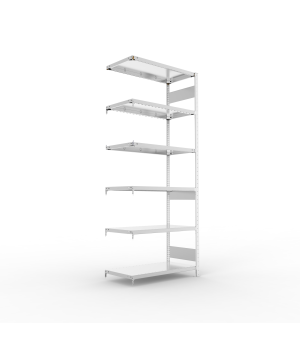 Fachbodenregal Anbauregal 2500×1000×500 mm, 230 kg Fachlast 