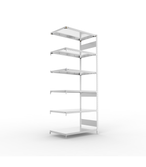 Fachbodenregal Anbauregal 2500×1000×600 mm, 230 kg Fachlast 