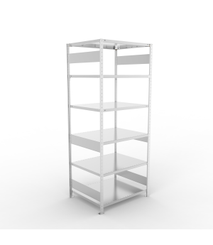 Fachbodenregal Grundregal 2500×1000×800 mm, 230 kg Fachlast 