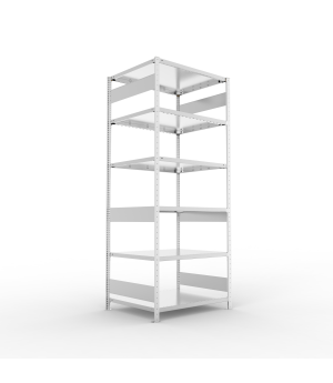 Fachbodenregal Grundregal 2500×1000×800 mm, 230 kg Fachlast 