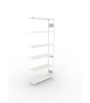 Fachbodenregal Anbauregal 2500×1000×300 mm, 230 kg Fachlast 