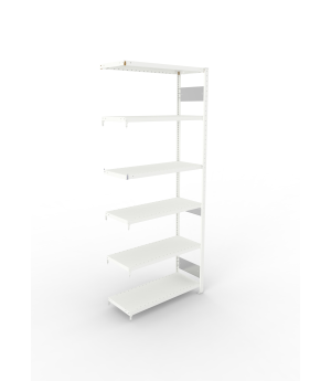Fachbodenregal Anbauregal 2500×1000×400 mm, 230 kg Fachlast 