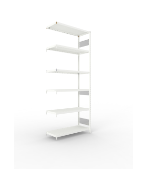 Fachbodenregal Anbauregal 2500×1000×400 mm, 230 kg Fachlast 