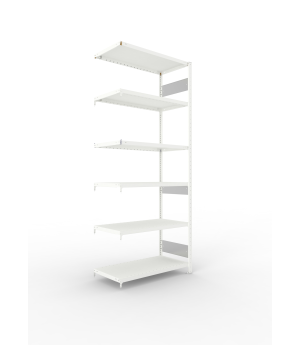 Fachbodenregal Anbauregal 2500×1000×500 mm, 230 kg Fachlast 