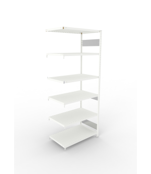 Fachbodenregal Anbauregal 2500×1000×600 mm, 230 kg Fachlast 