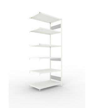 Fachbodenregal Anbauregal 2500×1000×600 mm, 230 kg Fachlast 