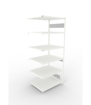 Fachbodenregal Anbauregal 2500×1000×800 mm, 230 kg Fachlast 