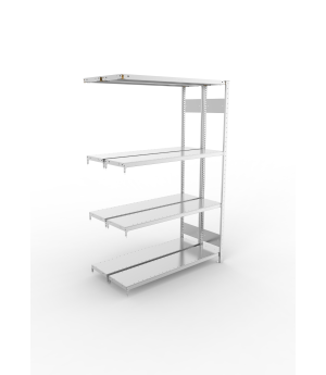 Fachbodenregal Anbauregal 2000×1300×300 mm, 230 kg Fachlast 