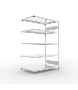 Fachbodenregal Anbauregal 2000×1300×800 mm, 230 kg Fachlast 