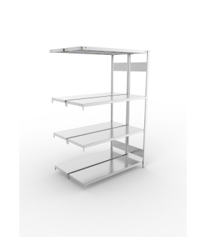 Fachbodenregal Anbauregal 2000×1300×400 mm, 230 kg Fachlast 