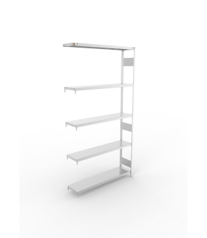 Fachbodenregal Anbauregal 2500×1300×300 mm, 230 kg Fachlast 