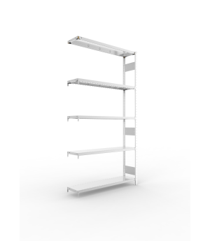 Fachbodenregal Anbauregal 2500×1300×300 mm, 230 kg Fachlast 